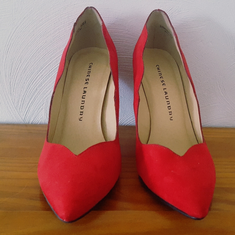 Chinese Laundry Red Pump Heels